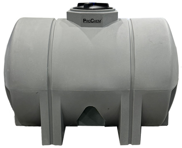 530 Gal ProChem® Horizontal Leg Tank - Bands Required 2 - LPE 1.9 - Gray